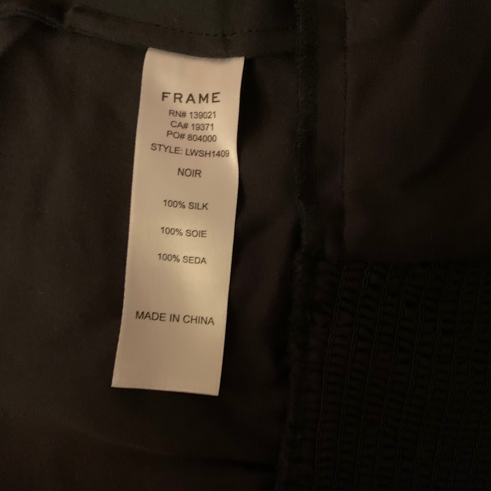 Frame cross cross surplice silk cami - Picture 6 of 7